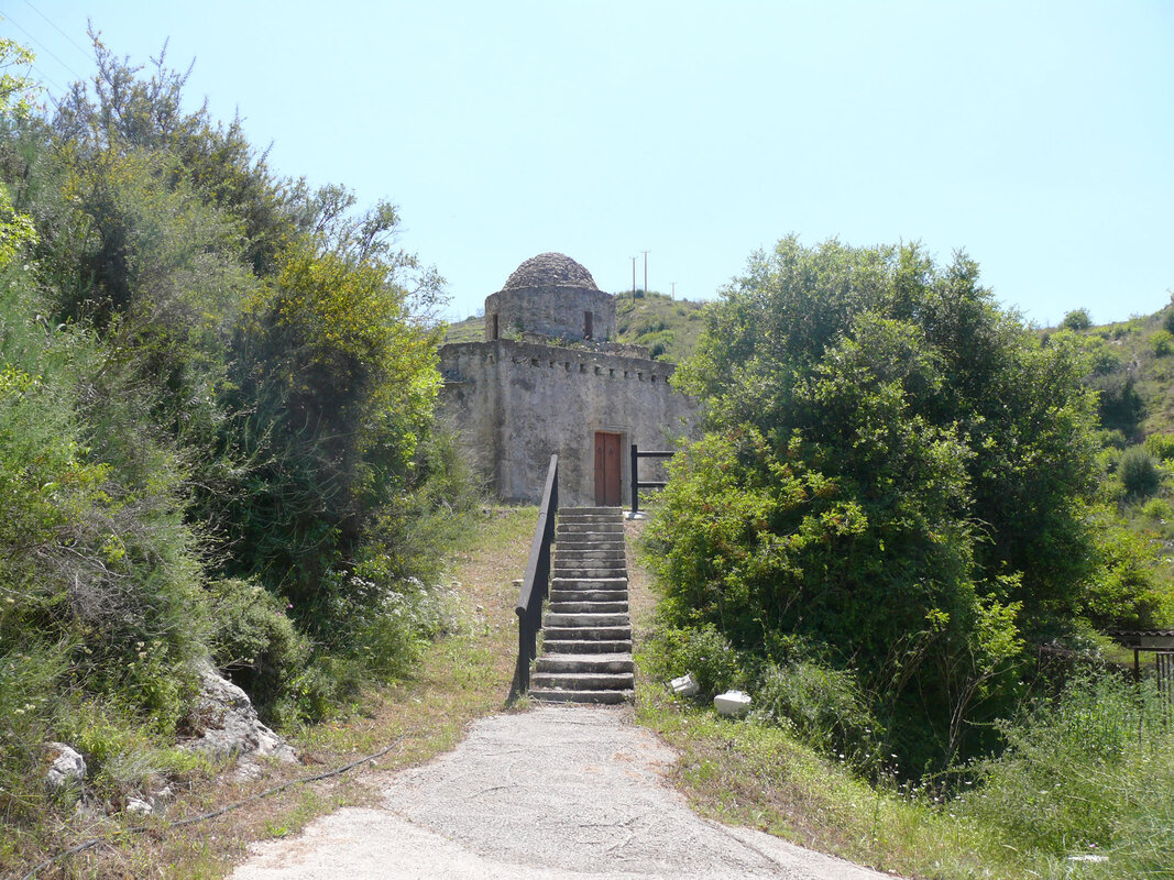 Tiny medieval Agia Paraskevi chapel