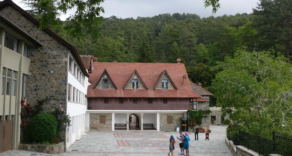 A monastery in the forest